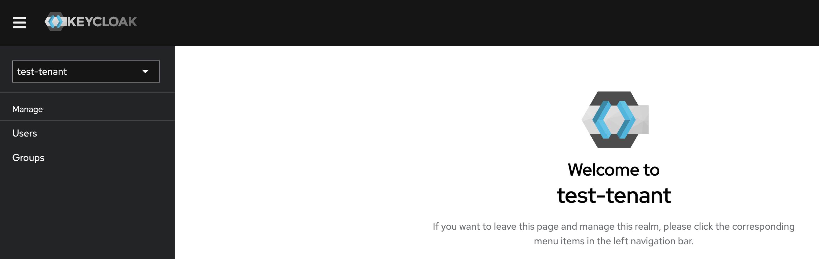 Keycloak Admin Console